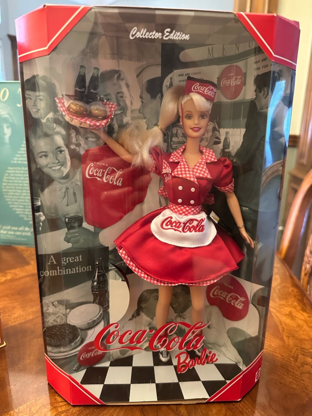Coca-Cola Barbie Doll in Red & White Soda Shop Uniform

PRICE IS FIRM!